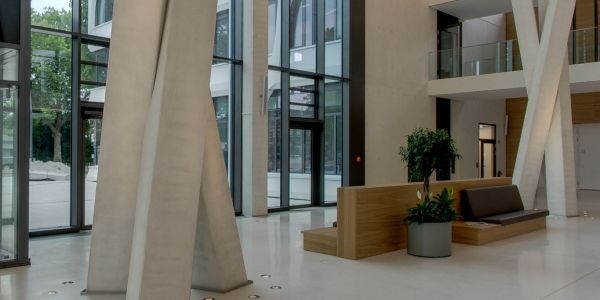 Foyer der zentrale von Heidelberg Cement